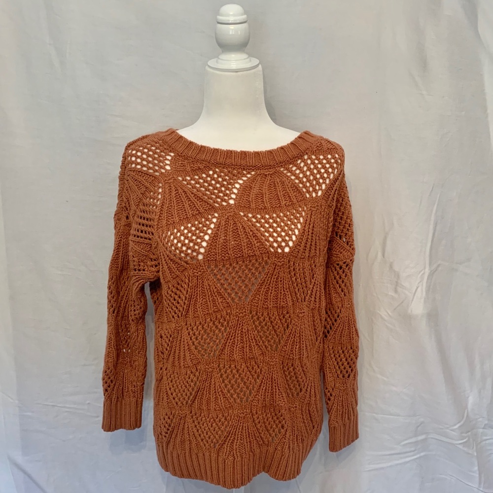 Burnt orange sweater